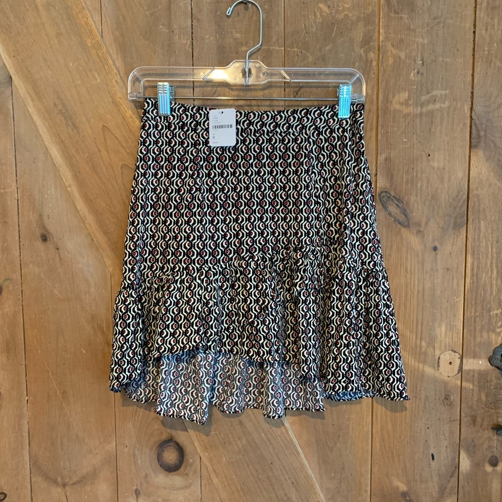 NWT Free People Skirt High Low Ruffle